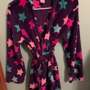 hooded star bath robe